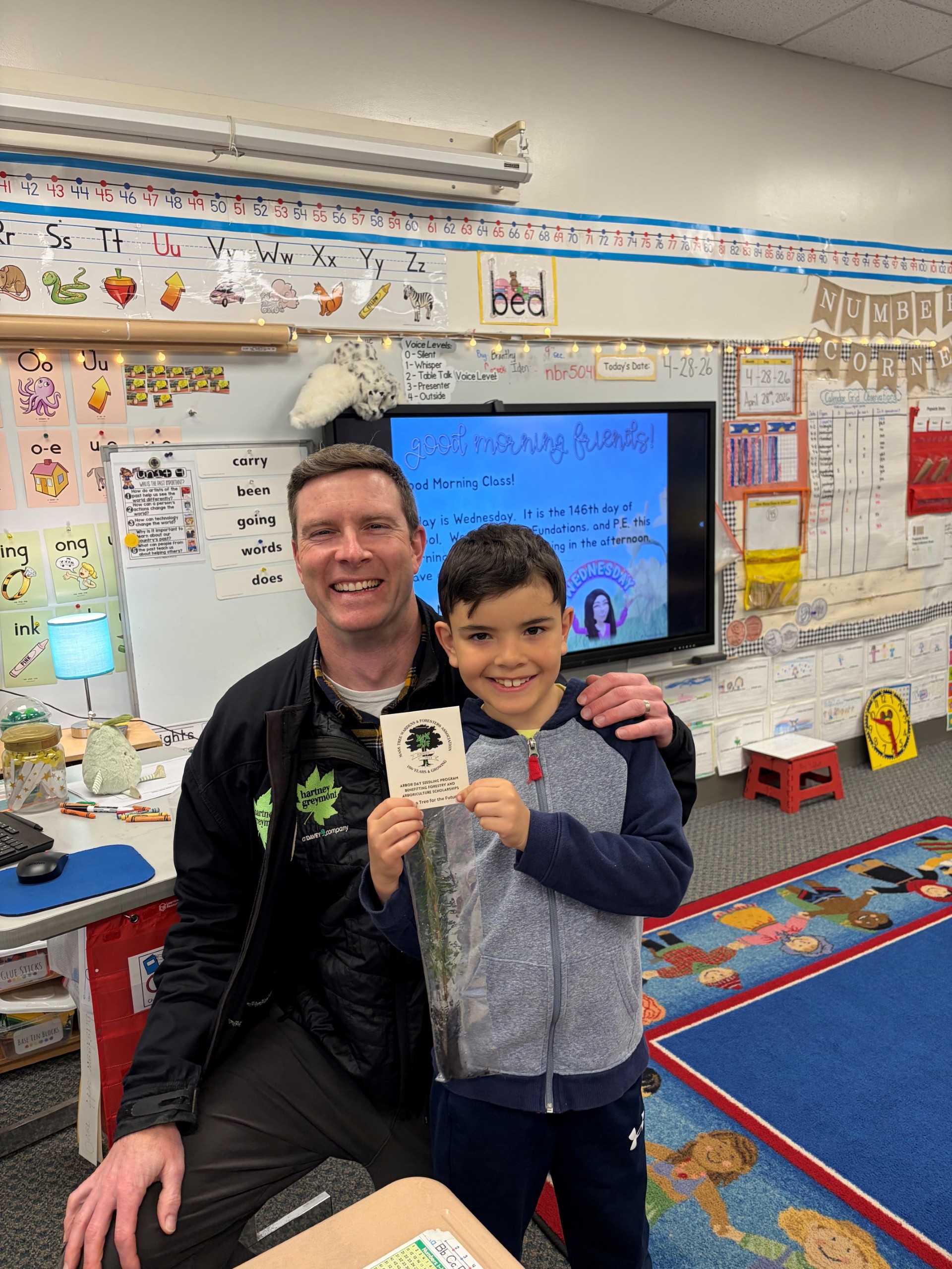 Dan Cohen Son Class Arbor Day